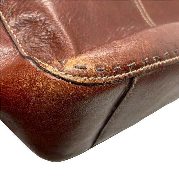 Fossil Purse Shoulder Bag 90s Sedona ZB9097 Brown Leather Inner Pockets Vintage - Picture 3 of 16